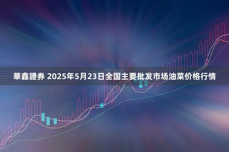 華鑫證券 2025年5月23日全国主要批发市场油菜价格行情